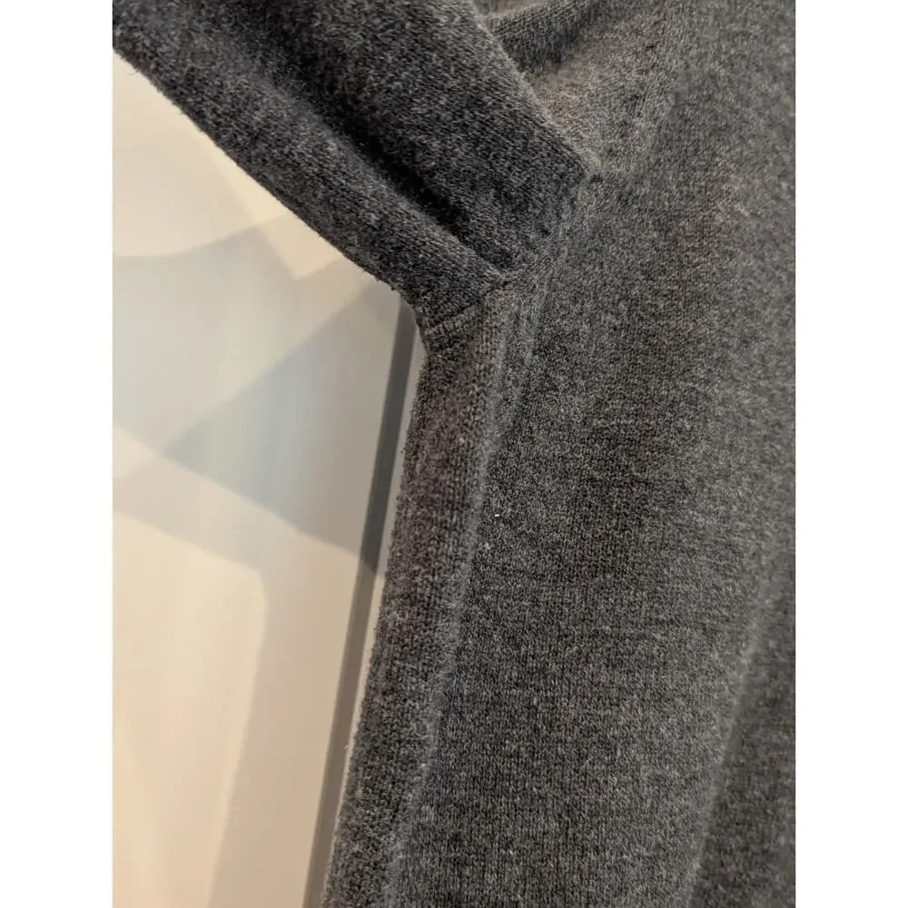 Joseph Abboud Sweater Men’s XL Grey 1/4 Zip Pullover Longsleeve Cotton Preppy
